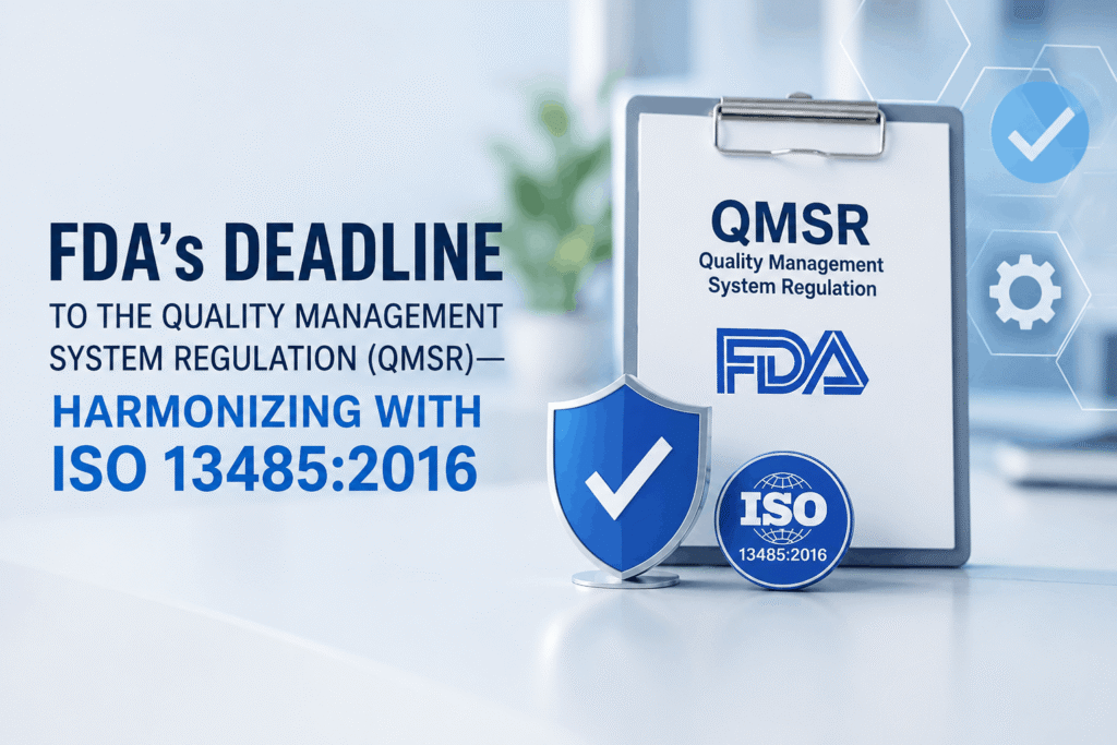 FDA’s deadline to the Quality Management System Regulation