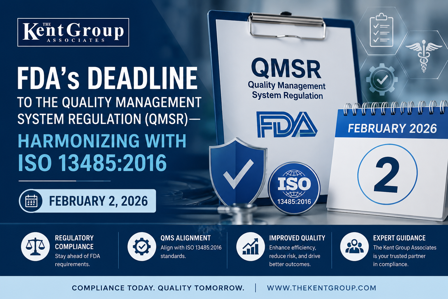FDA’s deadline to the Quality Management System Regulation