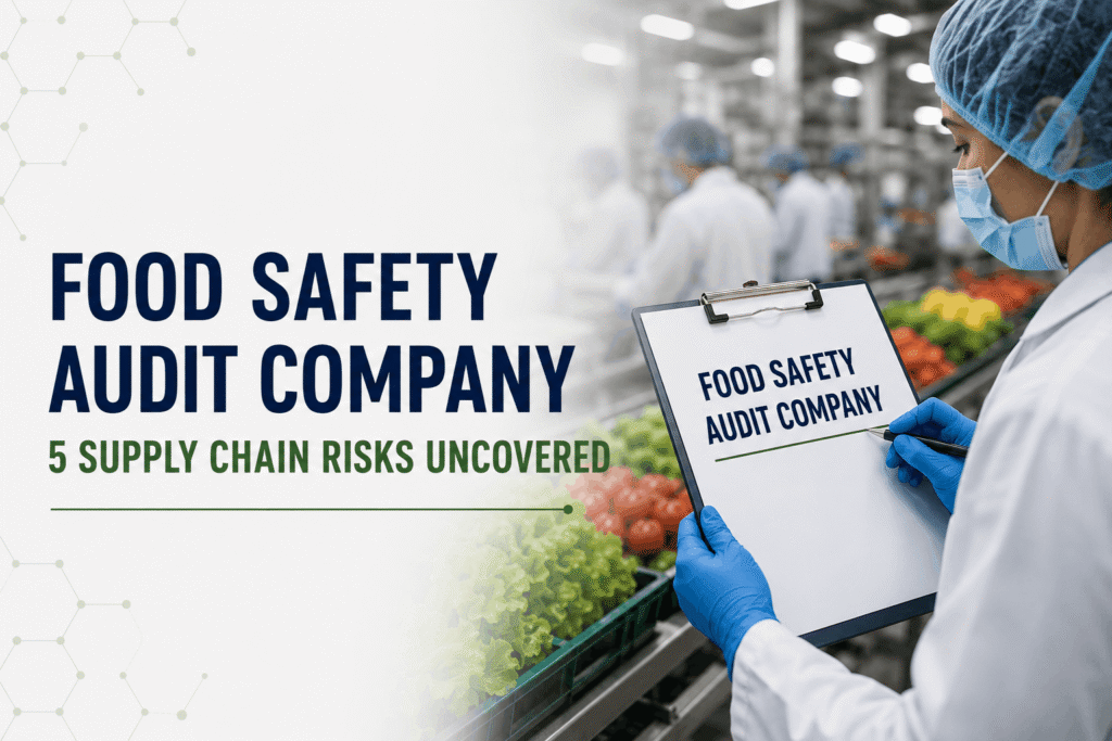 Food safety audit inspection in food processing facility